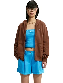 Dámska mikina Nike Studio Fleece Medium Weight, svetlohnedá, IM8504, 259