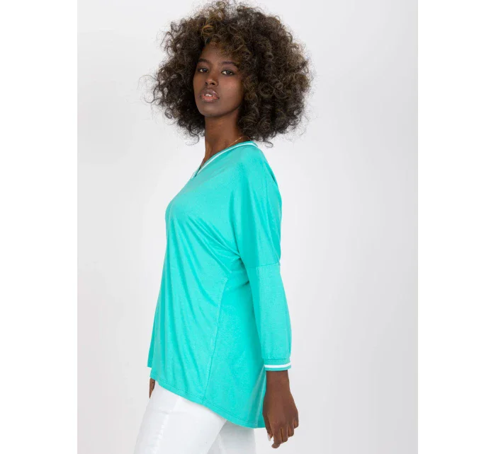 Blúzka RV BZ 7805.66P tyrkysová