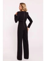 M811 Kombinéza s polstrovanými ramenami - čierna