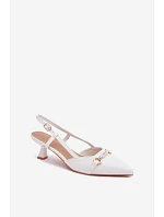 Sandále na podpätku model 227448 Step in style