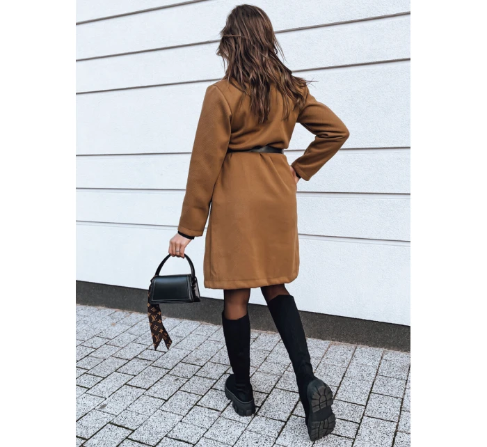 dámský velbloudí kabát Dstreet model 21971636 - FashionStreet dámský velbloudí kabát Dstreet model 21971636 - FashionStreet