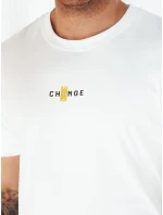 Pánské bílé tričko s potiskem Dstreet model 21974956 - FashionStreet Pánské bílé tričko s potiskem Dstreet model 21974956 - FashionStreet