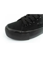 Lee Cooper Dámske športové tenisky Textilná platforma Black Women's