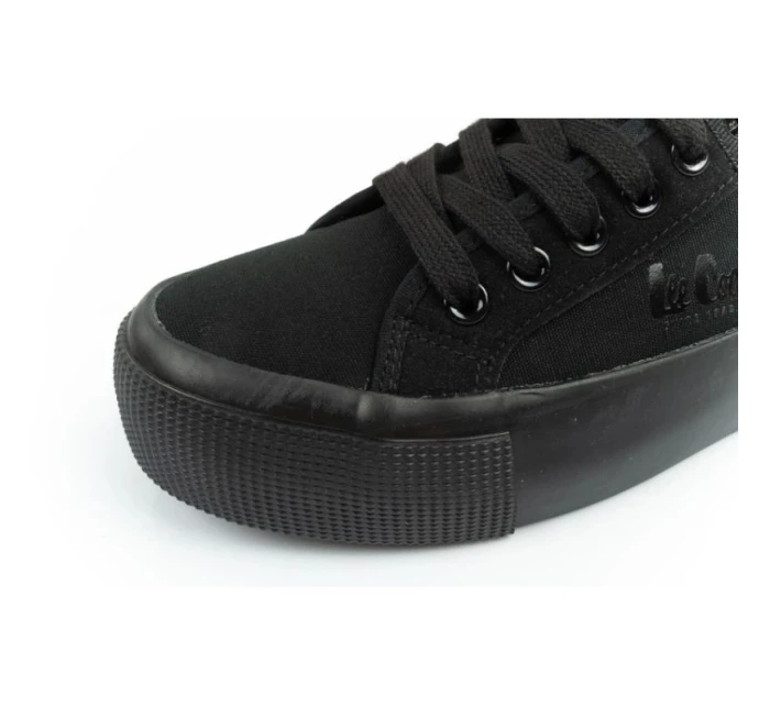 Lee Cooper Dámske športové tenisky Textilná platforma Black Women's