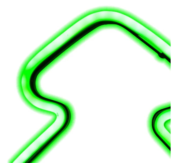 NEON GREEN CHOIN 87 LED BATÉRIA 16x91CM LUCA