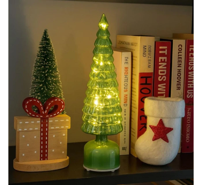 VIANOČNÝ STROMČEK ZELENÝ LED 7 KORÚN TEPLÁ BIELA 40CM VIANOČNÝ STROMČEK ZELENÝ LED 7 KORÚN TEPLÁ BIELA 40CM