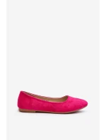 Zamszowe Baleriny Damskie Fuksja Kommia Zamszowe Baleriny Damskie Fuksja Kommia