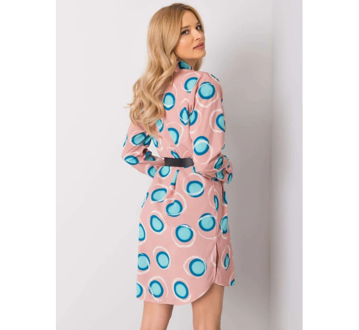 Šaty DHJ SK 12765.11 svetlo ružová