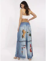 Nohavice DHJ SP 19183 9.54 modrá