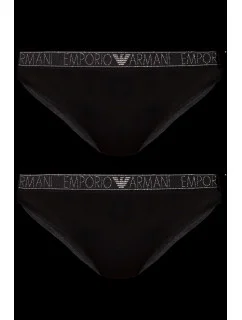 Dámske nohavičky 2PACK 163334 3F223 00020 čierne - Emporio Armani