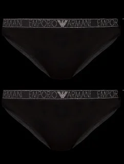 Dámske nohavičky 2PACK 163334 3F223 00020 čierne - Emporio Armani