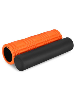 SPORT Sada fitness valcov 2v1 MIXROLL 929912 Oranžová s čiernou - Spokey
