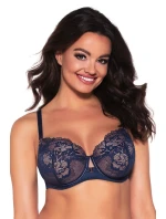 Dámská podprsenka AV model 18539217 NAVY BLUE - Ava Dámská podprsenka AV model 18539217 NAVY BLUE - Ava