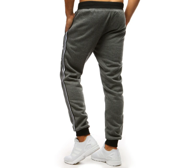 Pánske antracitové tepláky FashionStreet UX3538