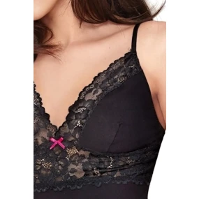 Nočná košeľa Rose black - EWANA