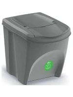Odpadkové koše 25 l sortibox set4 ks sivý kameň detské