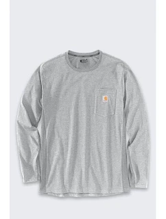 Mikina bez kapuce Midweight L/S Pocket TShirt – šedá model 22341764 velikost: M - Carhartt