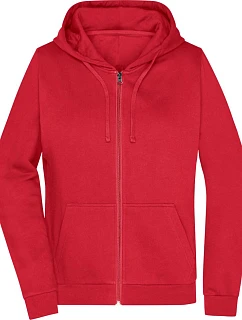 JN 755 Dámská mikina s kapucí model 22489481 red - Daiber