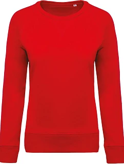 K Dámská raglánová mikina z bio bavlny 20.K red model 22509761 - Kariban