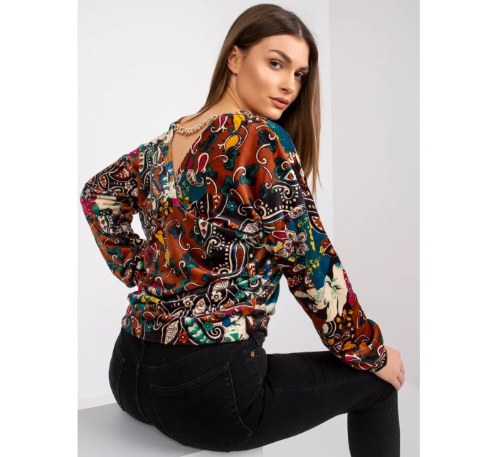 Blúzka DHJ BZ 6550 3.14P hnedá