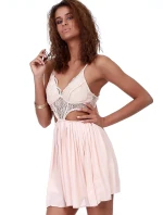 Šaty EM SK model 15433020 světle růžová - FPrice Šaty EM SK model 15433020 světle růžová - FPrice