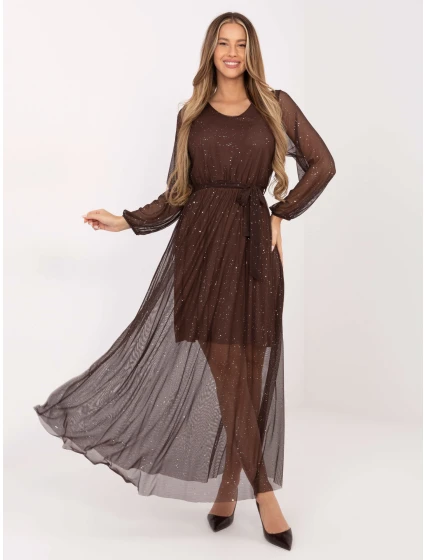 Sukienka IT SK model 21782377 brązowy - FPrice