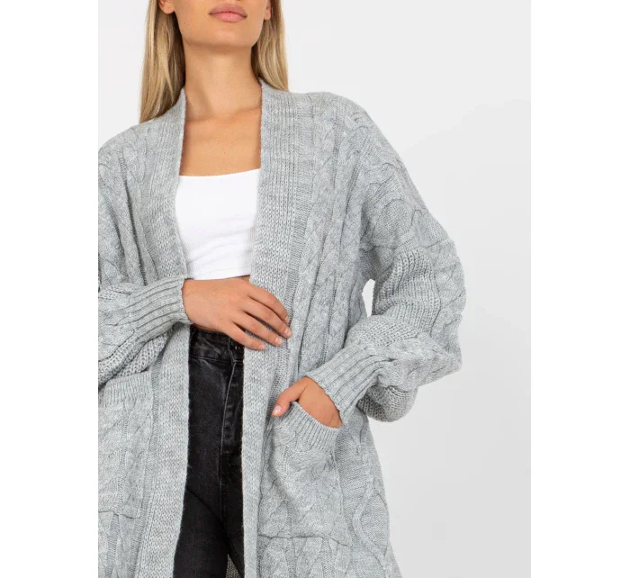 Dámsky sveter LC SW 8032 sivý