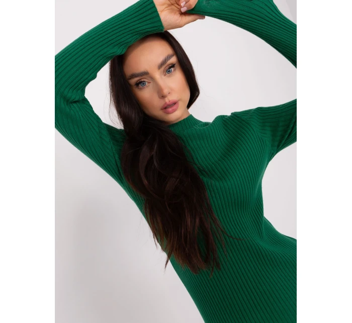 Sukienka PM SK model 18959389 ciemny zielony - FPrice Sukienka PM SK model 18959389 ciemny zielony - FPrice