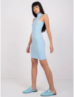 Šaty RV SK model 14841113 světle modrá - FPrice Šaty RV SK model 14841113 světle modrá - FPrice
