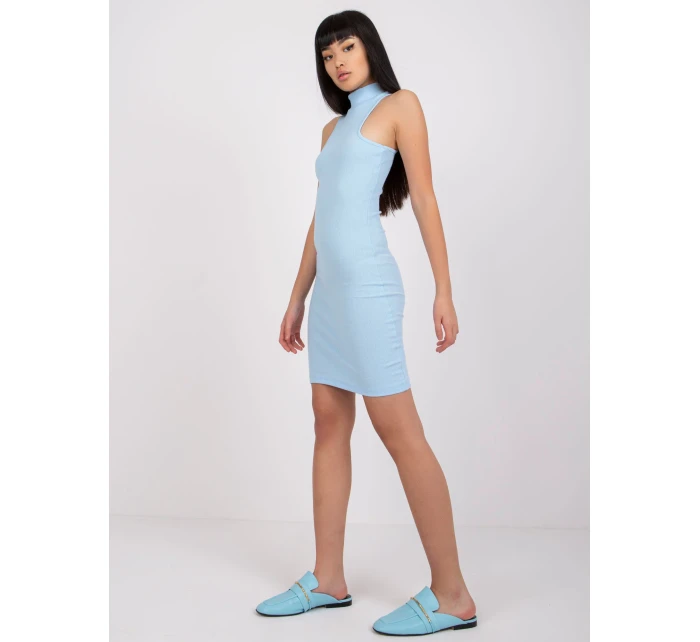Šaty RV SK model 14841113 světle modrá - FPrice Šaty RV SK model 14841113 světle modrá - FPrice