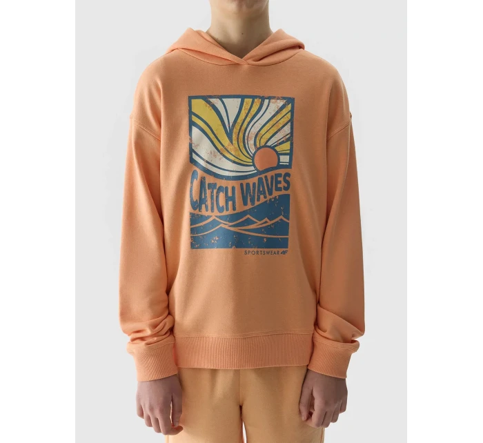 Chlapčenská mikina 4F - oranžová