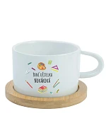 Personalizovaný keramický hrnček „MAKRONKA“ pre pani učiteľku/pána učiteľa (učebné pomôcky) Personalizovaný keramický hrnček „MAKRONKA“ pre pani učiteľku/pána učiteľa (učebné pomôcky)