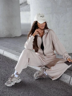 Komplet damski  i bluza ze beżowy model 21470453 - Moon