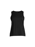CASALL Essential Block Seamless Tank tréningové tričko čierne CASALL Essential Block Seamless Tank tréningové tričko čierne