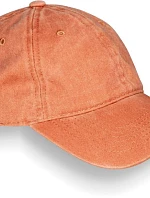 Result Headwear RC 092X 6-panelová vintage čiapka s kšiltom „Pure Cotton“ 28.092X vintage oranžová