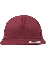 Flexfit 6502 5-panelová snapbacková čiapka 55.6502 bordová Flexfit 6502 5-panelová snapbacková čiapka 55.6502 bordová