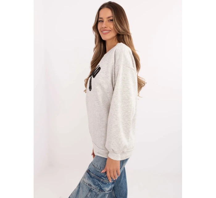 Mikina EM BL 617 model 20811730 světle šedá - FPrice