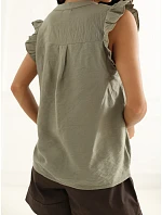 Košeľa IR KS M116056.98 v khaki farbe