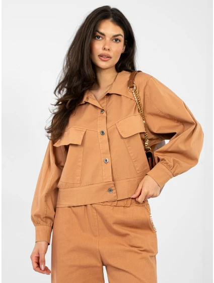 IT KR bunda FL10071.09P tmavo oranžová