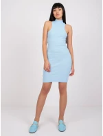 Šaty RV SK model 14841113 světle modrá - FPrice Šaty RV SK model 14841113 světle modrá - FPrice