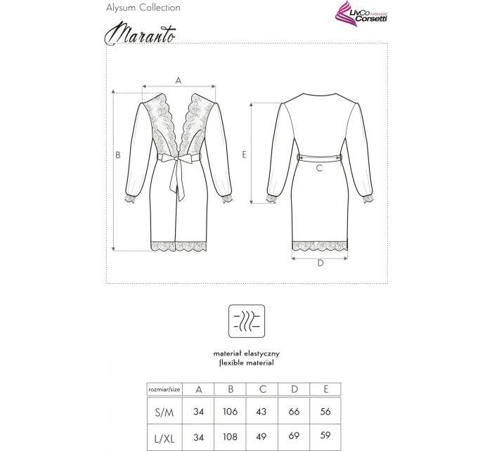 Dámsky župan Maranto - LivCo Corsetti