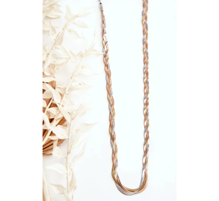 Elegantná viacfarebná hadia retiazka