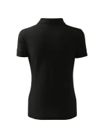 Dámska polokošeľa Pique čierna