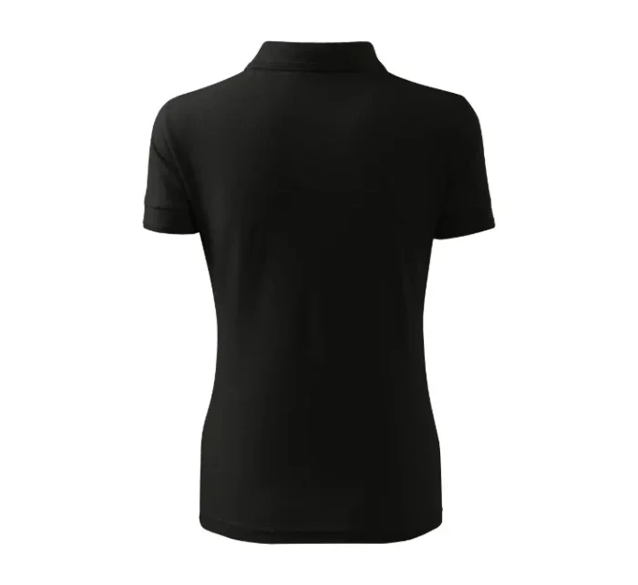 Dámska polokošeľa Pique čierna