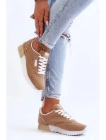 Sportovní obuv model 20985416 khaki Step in style - SWEET SHOES Sportovní obuv model 20985416 khaki Step in style - SWEET SHOES