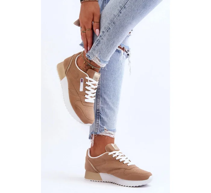 Sportovní obuv model 20985416 khaki Step in style - SWEET SHOES Sportovní obuv model 20985416 khaki Step in style - SWEET SHOES