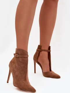 Topánky na podpätku model 221124 Krok vo veľkom štýle