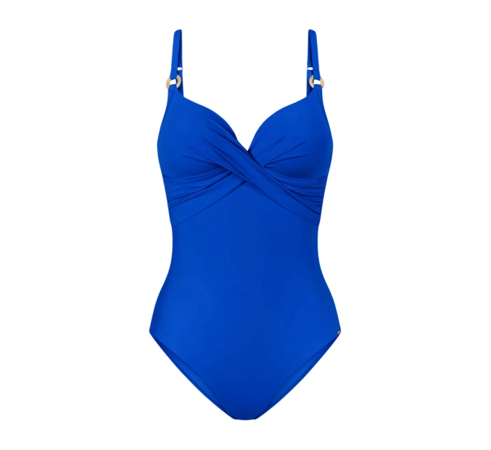 Dámske jednodielne plavky Summer Twist OWP 01 - BLUE - modrá 7446 - TRIUMPH