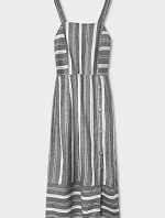 Šedé bavlnené šaty (345ART)