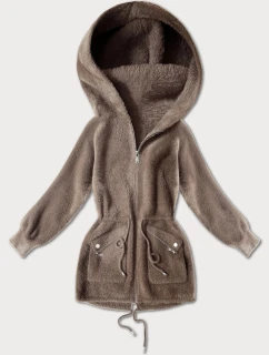 přes oblečení typu alpaka ve velbloudí barvě s kapsami model 21482453 - MHM